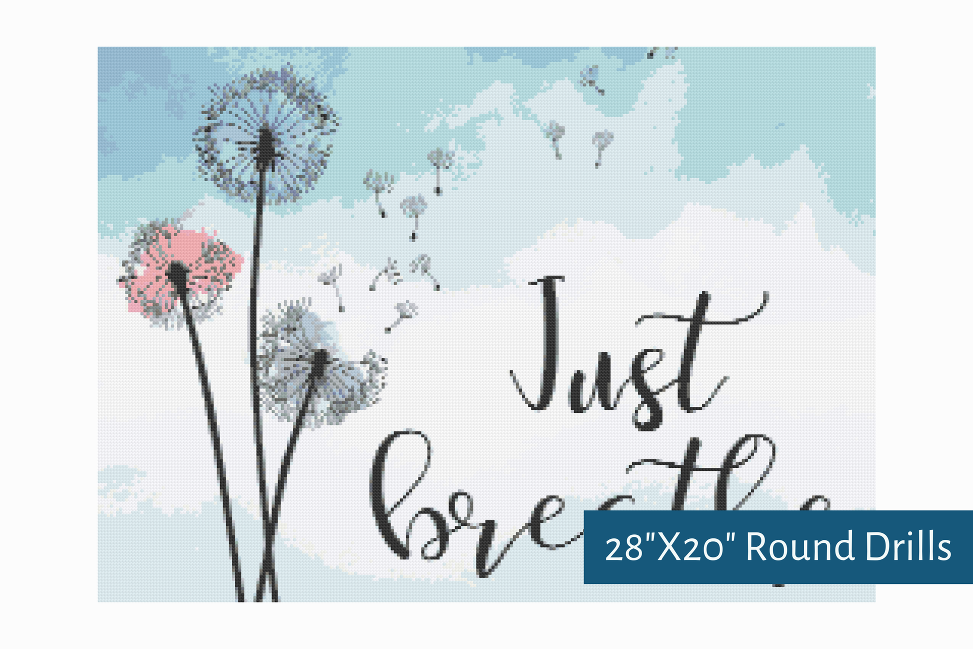 True North Diamond Art Diamond Painting Kits Dandelion Zen Diamond Painting Kit - Create Stunning Art, No Skill Required