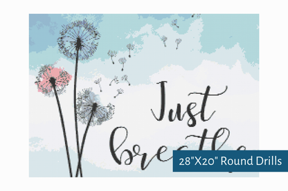 True North Diamond Art Diamond Painting Kits Dandelion Zen Diamond Painting Kit - Create Stunning Art, No Skill Required