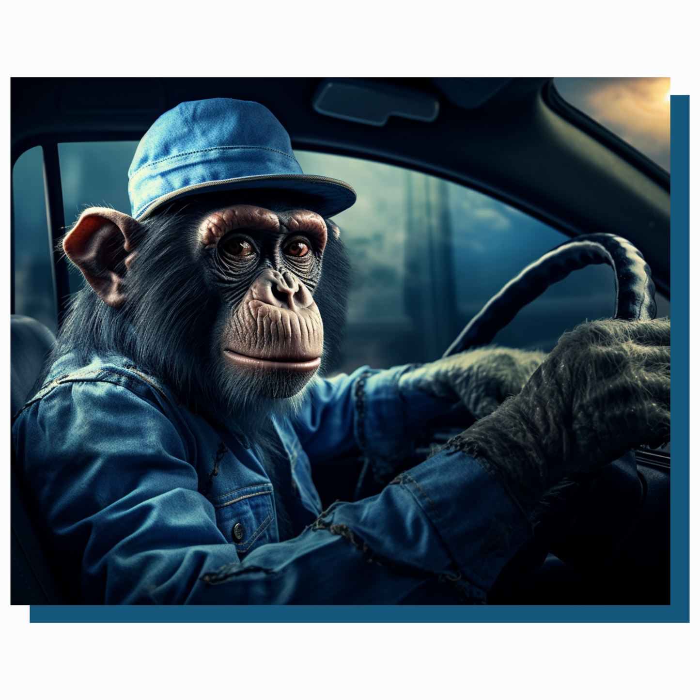 True North Diamond Art Diamond Painting Kits Driving With Darwin Diamond Painting Kit - Create Stunning Art, No Skill Required