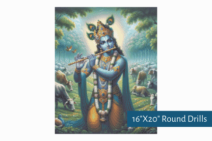 True North Diamond Art Diamond Painting Kits Flute of the Cosmos Diamond Painting Kit - Create Stunning Art, No Skill Required