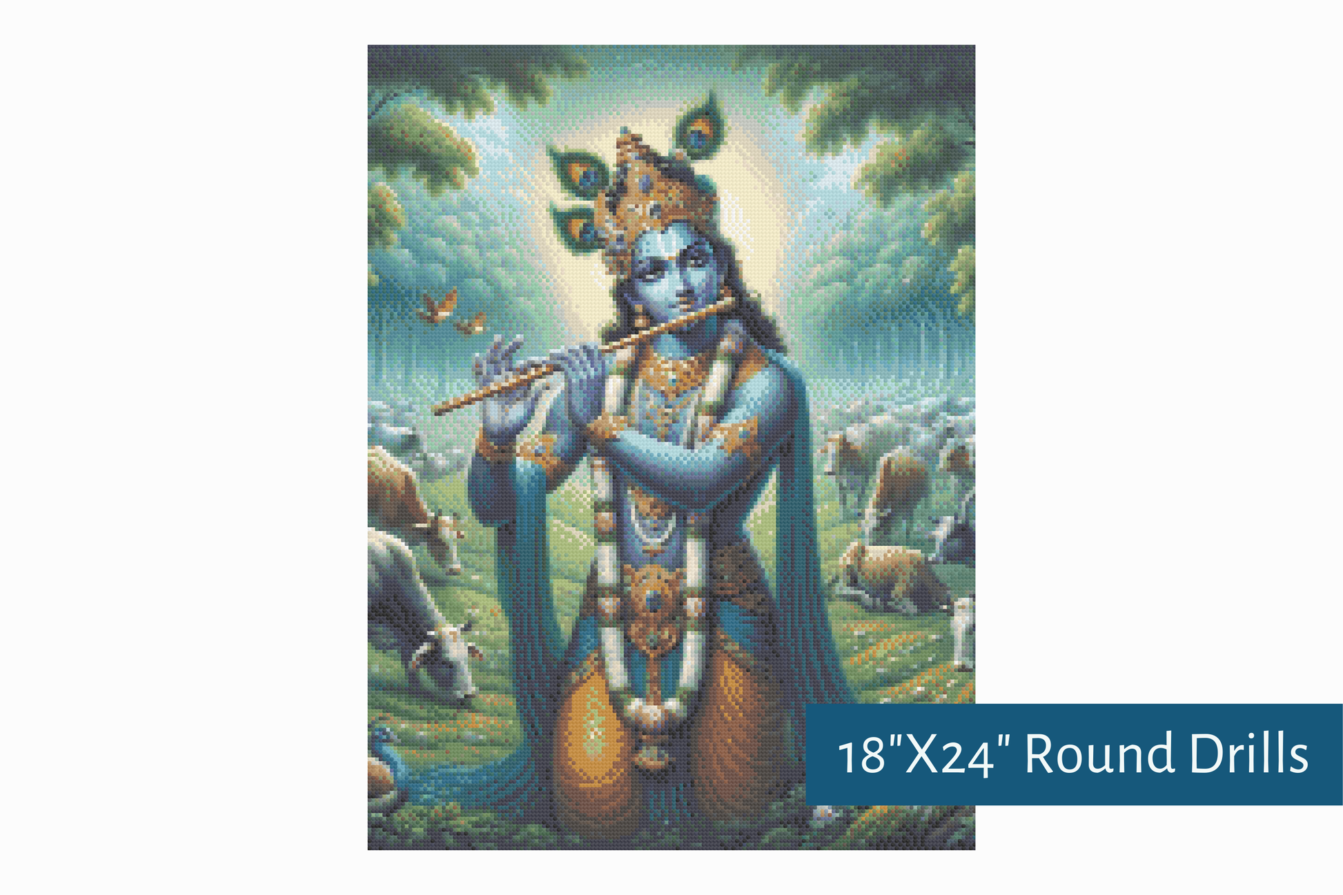 True North Diamond Art Diamond Painting Kits Flute of the Cosmos Diamond Painting Kit - Create Stunning Art, No Skill Required