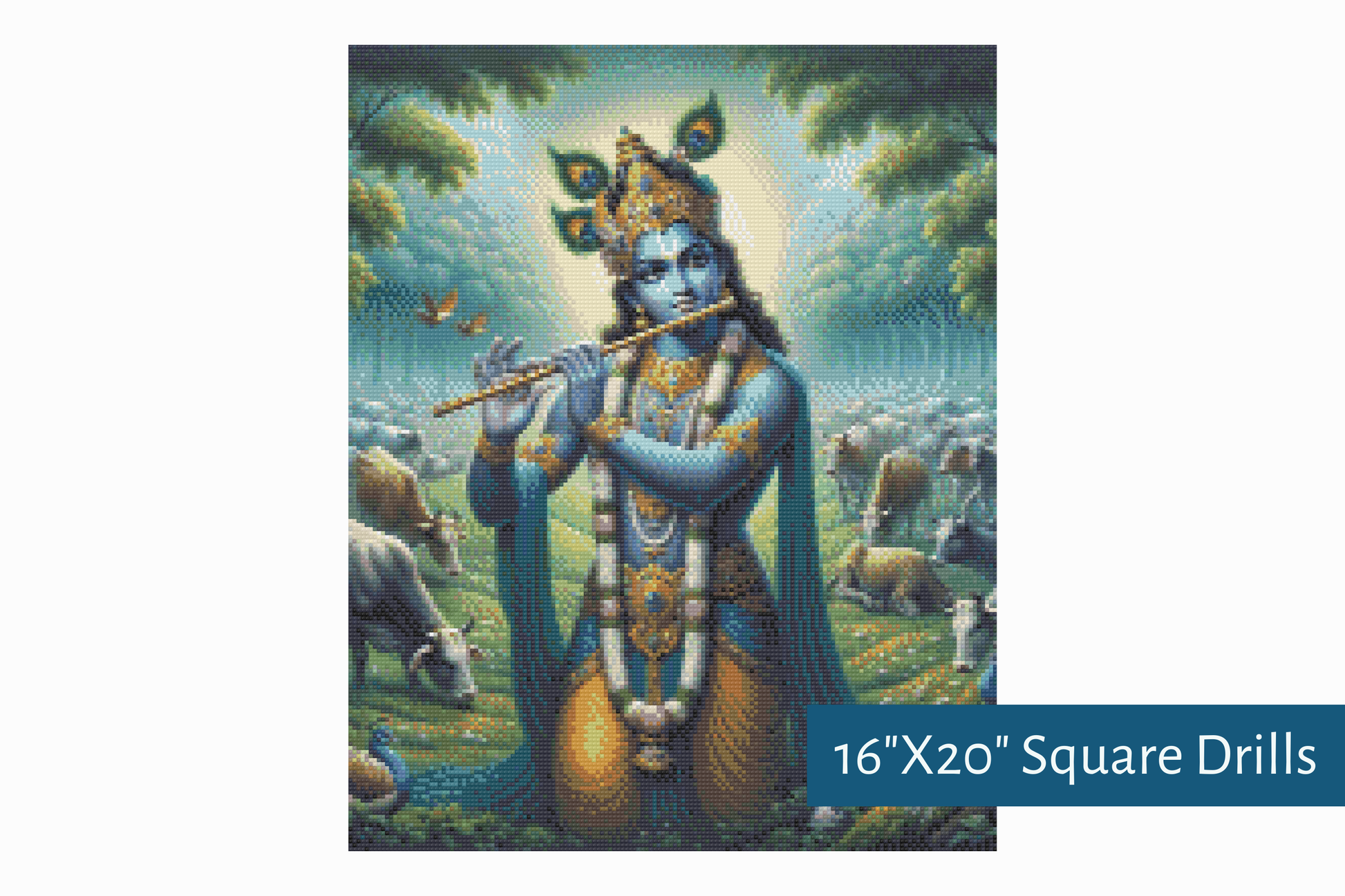 True North Diamond Art Diamond Painting Kits Flute of the Cosmos Diamond Painting Kit - Create Stunning Art, No Skill Required