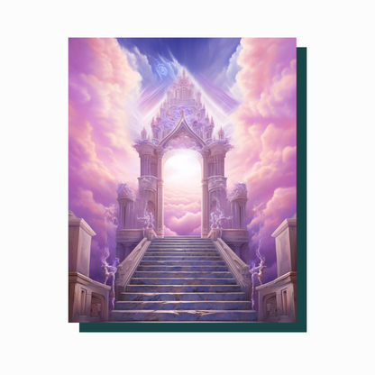 True North Diamond Art Diamond Painting Kits Gates of Paradise Diamond Painting Kit - Create Stunning Art, No Skill Required