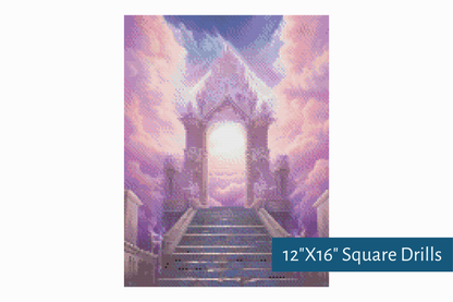 True North Diamond Art Diamond Painting Kits Gates of Paradise Diamond Painting Kit - Create Stunning Art, No Skill Required