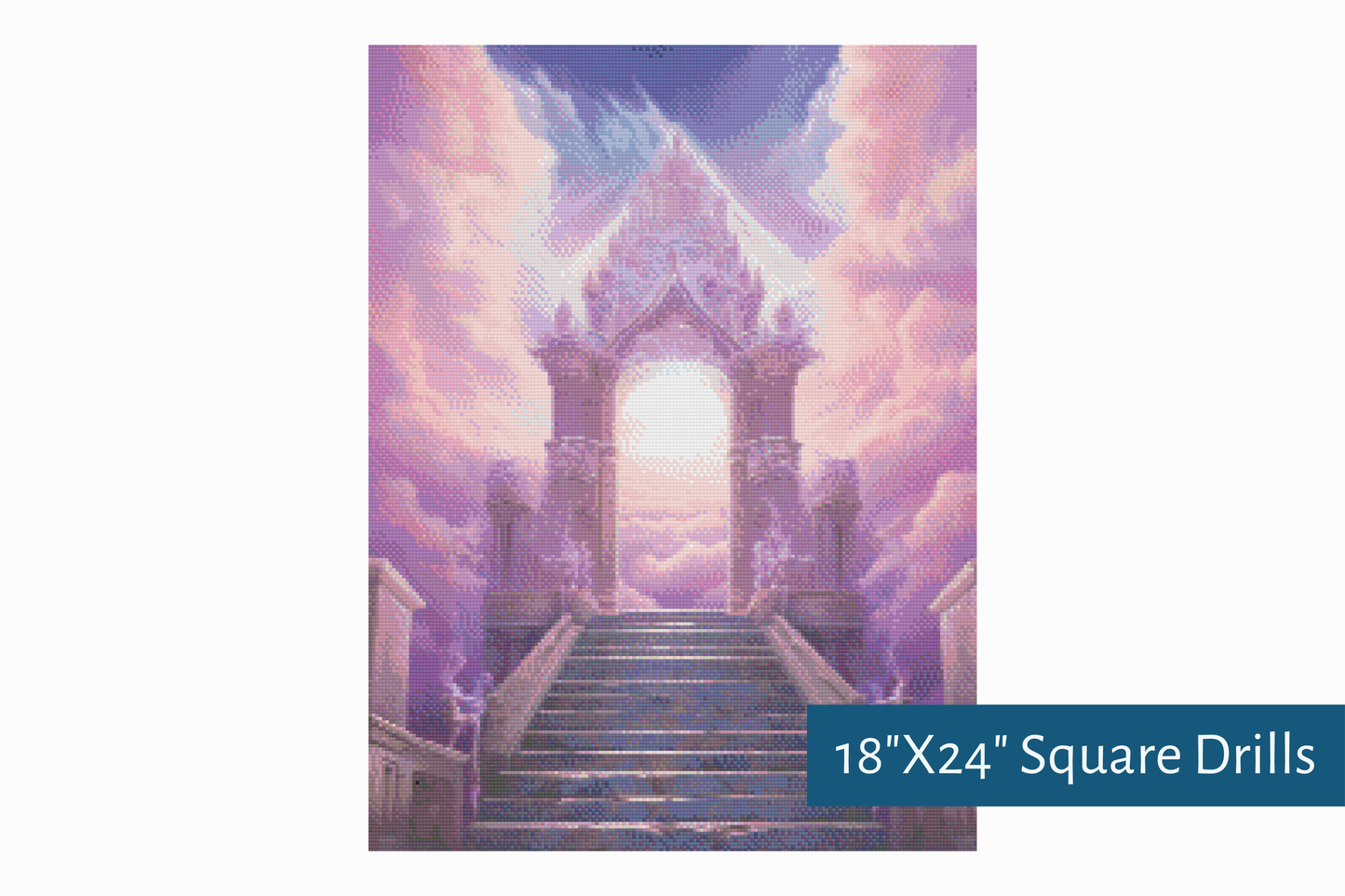 True North Diamond Art Diamond Painting Kits Gates of Paradise Diamond Painting Kit - Create Stunning Art, No Skill Required