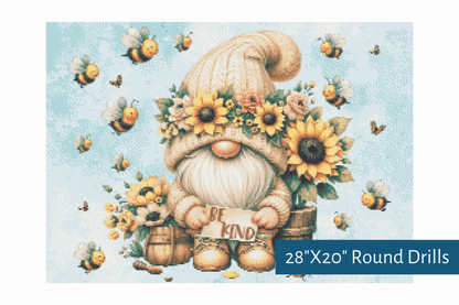 True North Diamond Art Diamond Painting Kits Gnome's Gentle Message Diamond Painting Kit - Create Stunning Art, No Skill Required