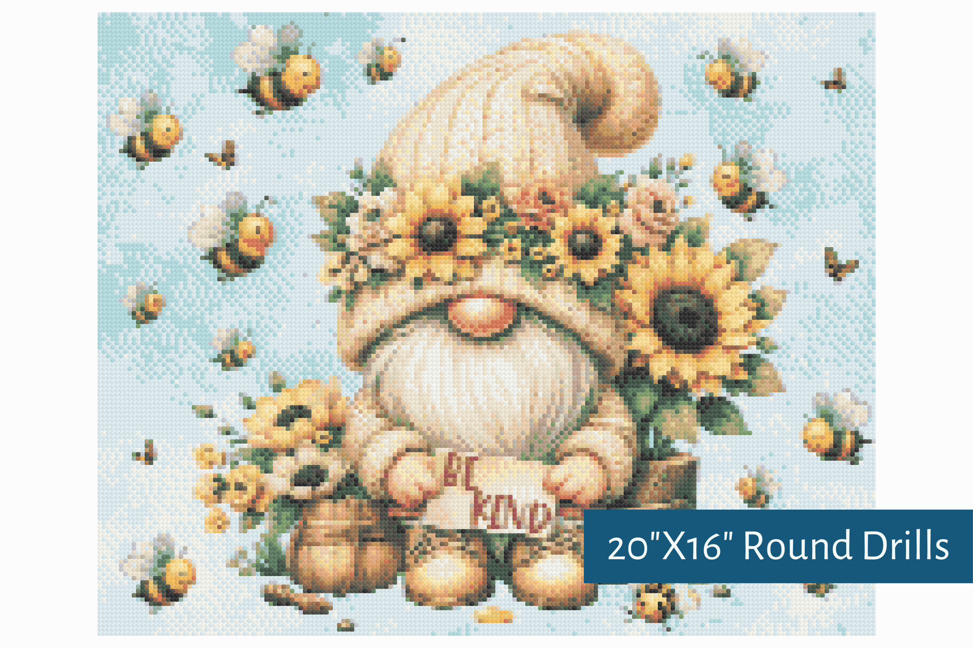 True North Diamond Art Diamond Painting Kits Gnome's Gentle Message Diamond Painting Kit - Create Stunning Art, No Skill Required