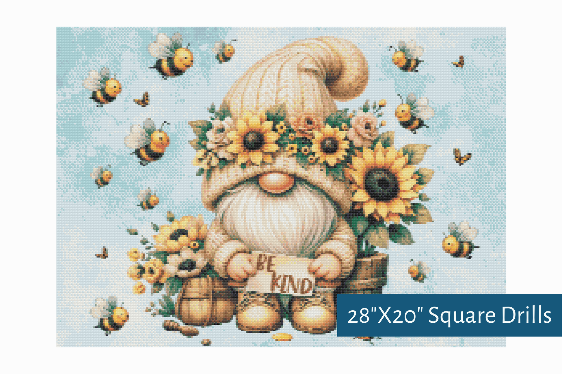 True North Diamond Art Diamond Painting Kits Gnome's Gentle Message Diamond Painting Kit - Create Stunning Art, No Skill Required