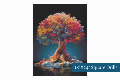 True North Diamond Art Diamond Painting Kits Hues of Life Diamond Painting Kit - Create Stunning Art, No Skill Required