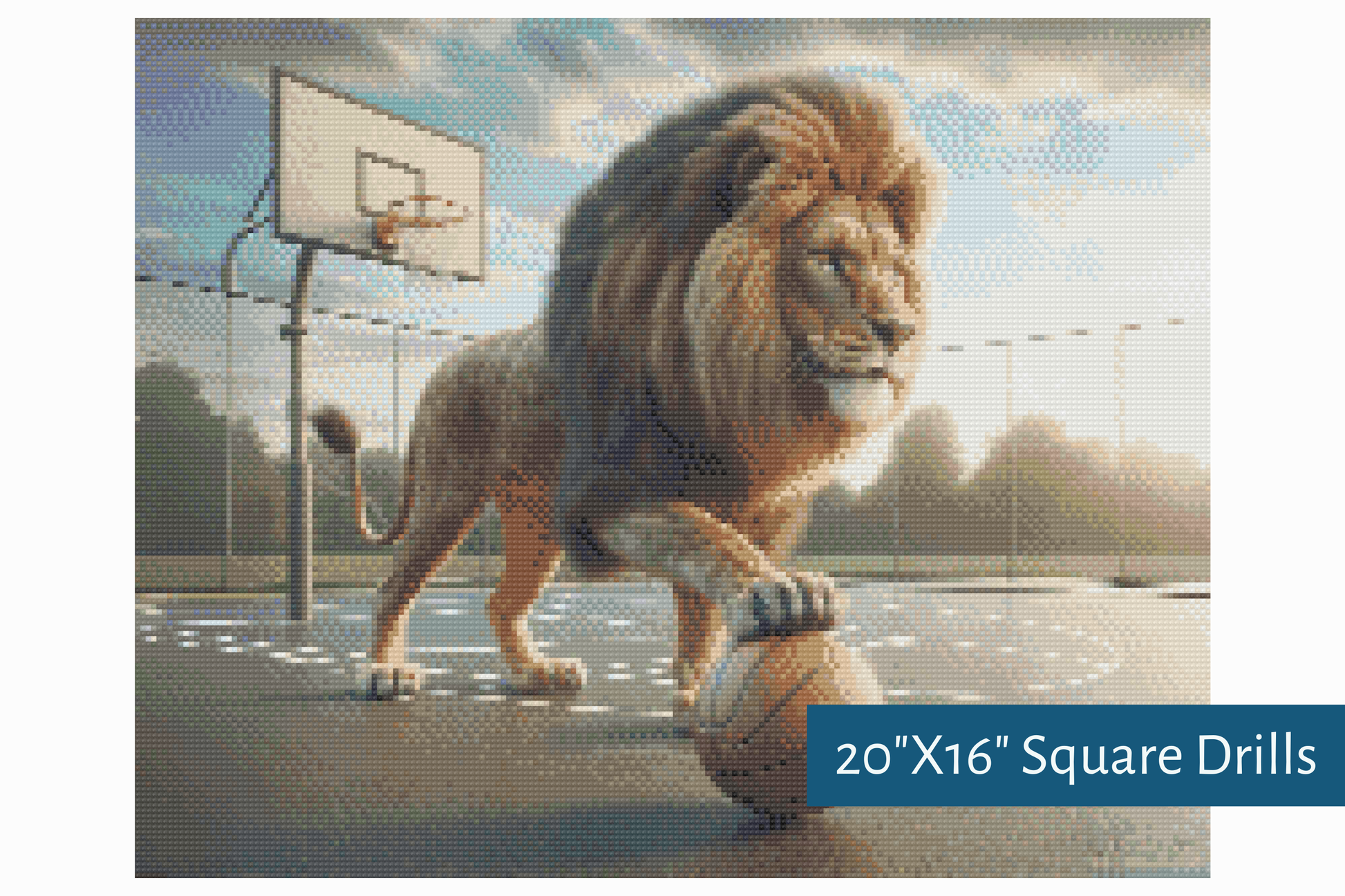 True North Diamond Art Diamond Painting Kits Square / 20"X16" (50.8cmX40.6xm) / Yes Kind Of The Court Diamond Painting Kit - Create Stunning Art, No Skill Required