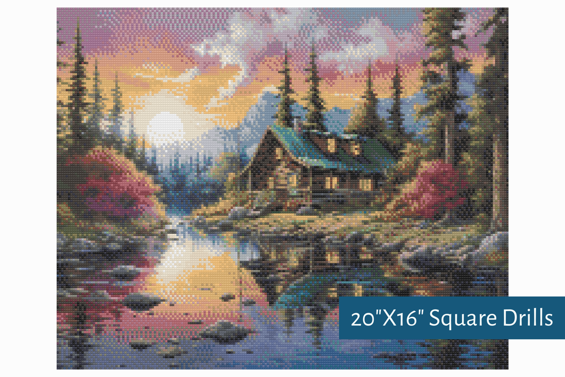 True North Diamond Art Diamond Painting Kits Lakeside Dreaming Diamond Painting Kit - Create Stunning Art, No Skill Required