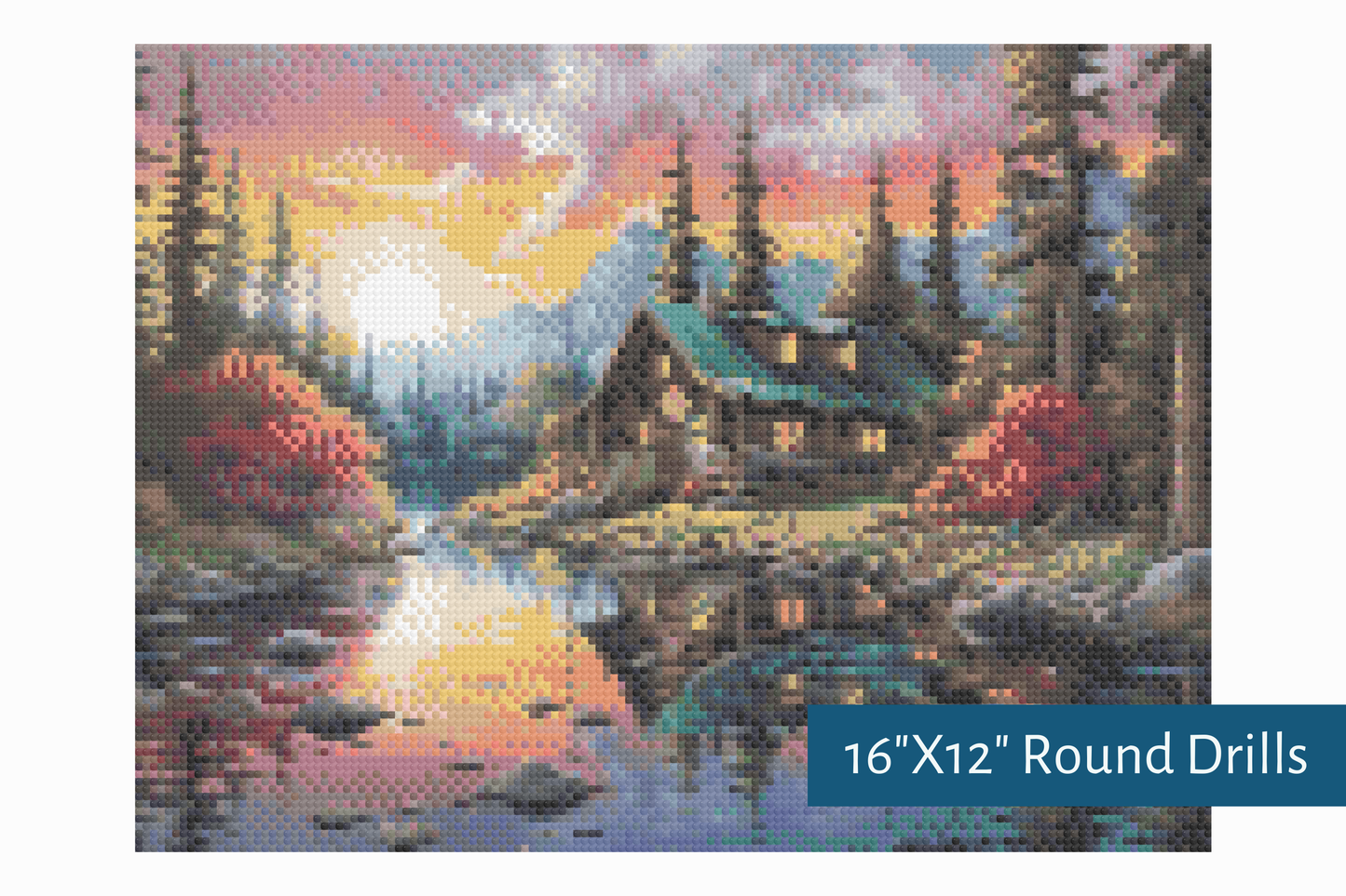 True North Diamond Art Diamond Painting Kits Lakeside Dreaming Diamond Painting Kit - Create Stunning Art, No Skill Required