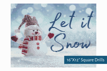 True North Diamond Art Diamond Painting Kits Let It Snow Diamond Painting Kit - Create Stunning Art, No Skill Required