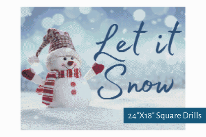 True North Diamond Art Diamond Painting Kits Let It Snow Diamond Painting Kit - Create Stunning Art, No Skill Required