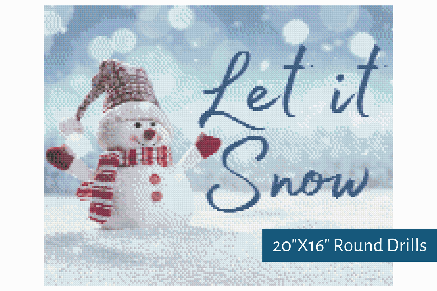 True North Diamond Art Diamond Painting Kits Let It Snow Diamond Painting Kit - Create Stunning Art, No Skill Required