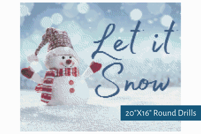 True North Diamond Art Diamond Painting Kits Let It Snow Diamond Painting Kit - Create Stunning Art, No Skill Required