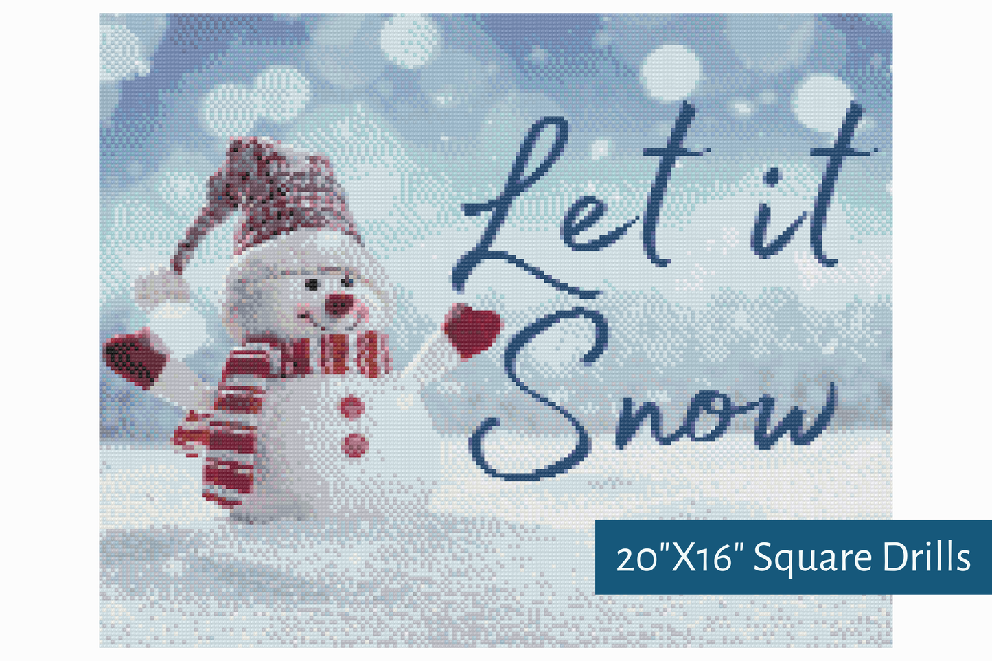 True North Diamond Art Diamond Painting Kits Let It Snow Diamond Painting Kit - Create Stunning Art, No Skill Required