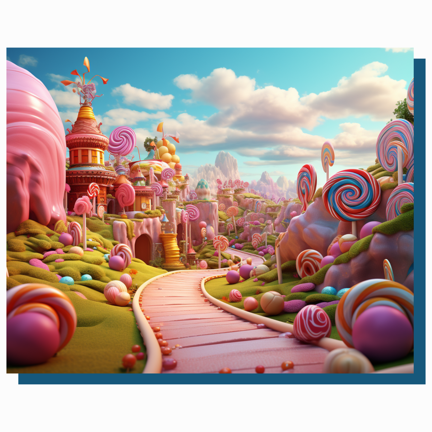 True North Diamond Art Diamond Painting Kits Lollipop Lane Diamond Painting Kit - Create Stunning Art, No Skill Required