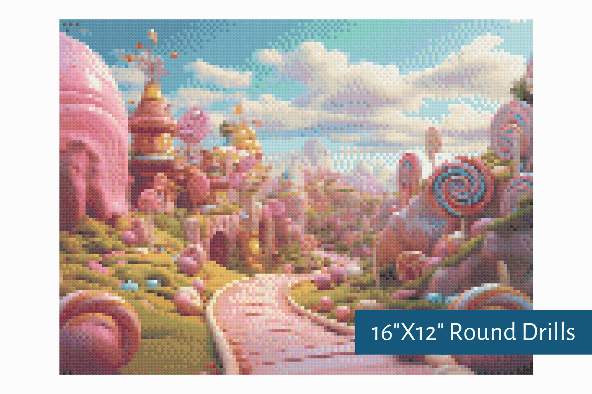 True North Diamond Art Diamond Painting Kits Lollipop Lane Diamond Painting Kit - Create Stunning Art, No Skill Required