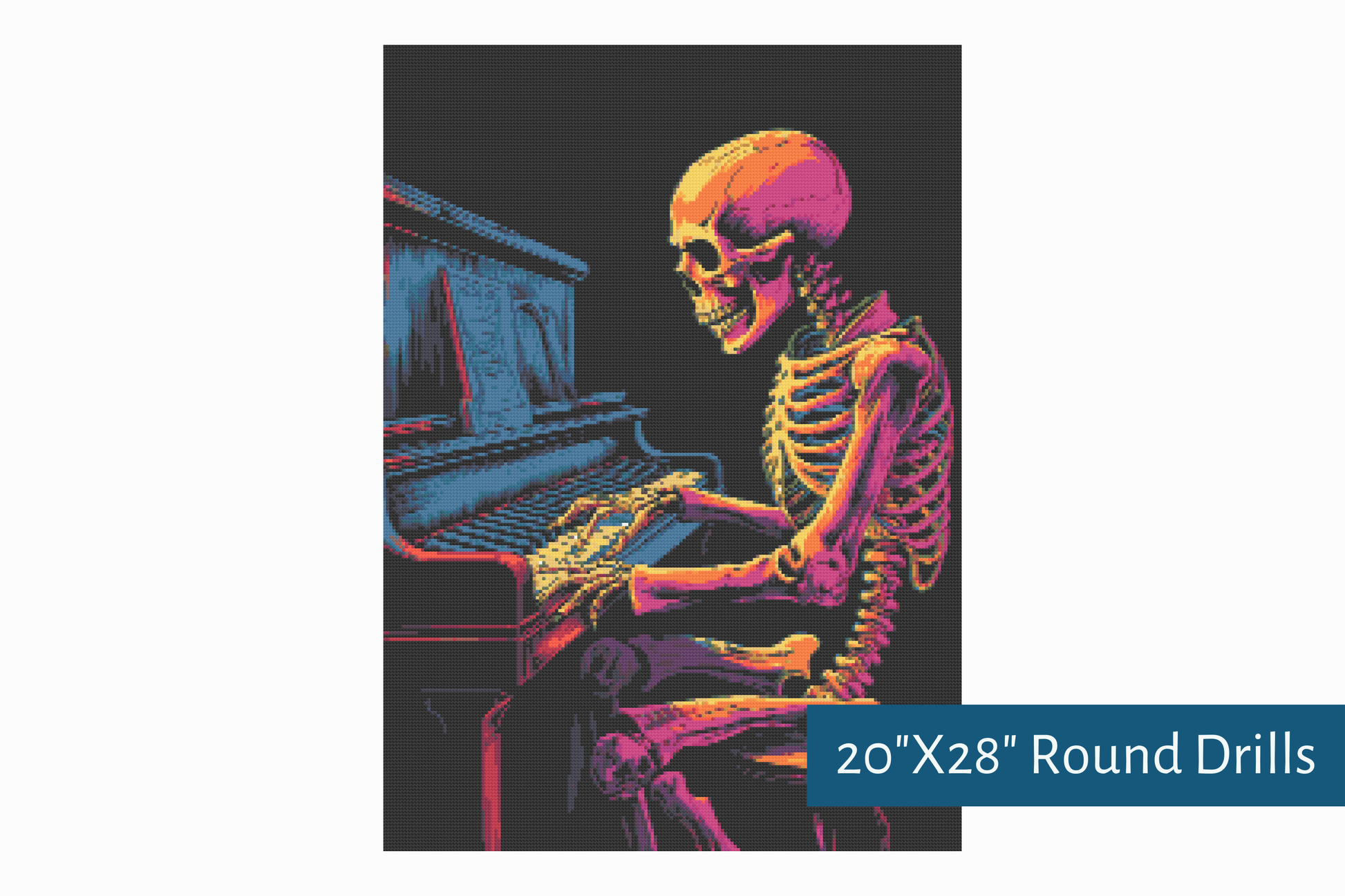 True North Diamond Art Diamond Painting Kits Musical Bones Diamond Painting Kit - Create Stunning Art, No Skill Required