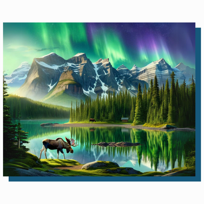 True North Diamond Art Diamond Painting Kits Nature's Masterpiece Diamond Painting Kit - Create Stunning Art, No Skill Required