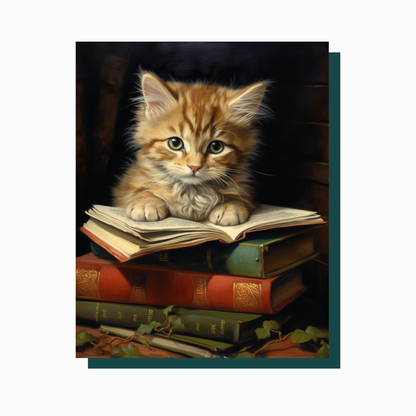 True North Diamond Art Diamond Painting Kits Purrs and Prose Diamond Painting Kit - Create Stunning Art, No Skill Required