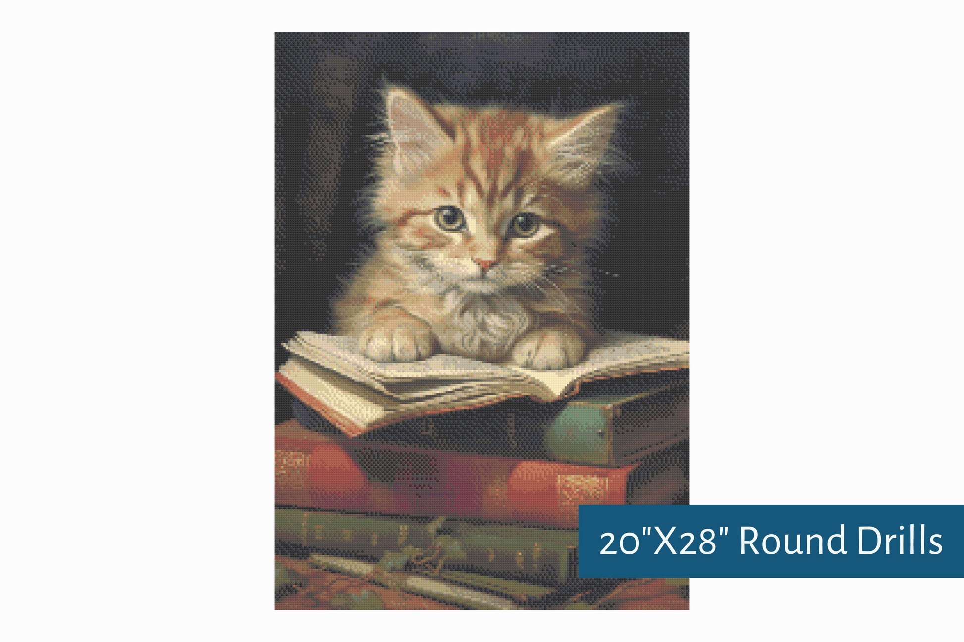 True North Diamond Art Diamond Painting Kits Purrs and Prose Diamond Painting Kit - Create Stunning Art, No Skill Required