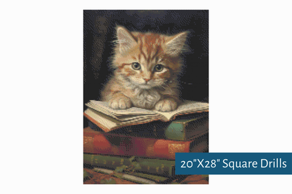 True North Diamond Art Diamond Painting Kits Purrs and Prose Diamond Painting Kit - Create Stunning Art, No Skill Required