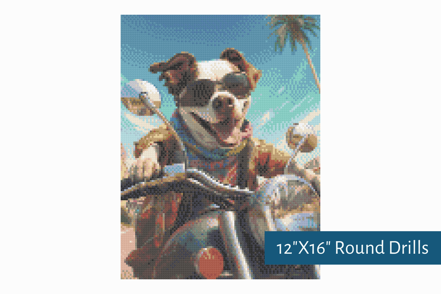 True North Diamond Art Diamond Painting Kits Round / 12"X16" (30.4cmX40.6cm) / Yes Ruff Rider Diamond Painting Kit - Create Stunning Art, No Skill Required