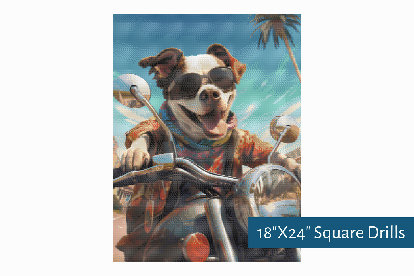 True North Diamond Art Diamond Painting Kits Square / 18"X24" (45.7cmX60.9cm) / Yes Ruff Rider Diamond Painting Kit - Create Stunning Art, No Skill Required