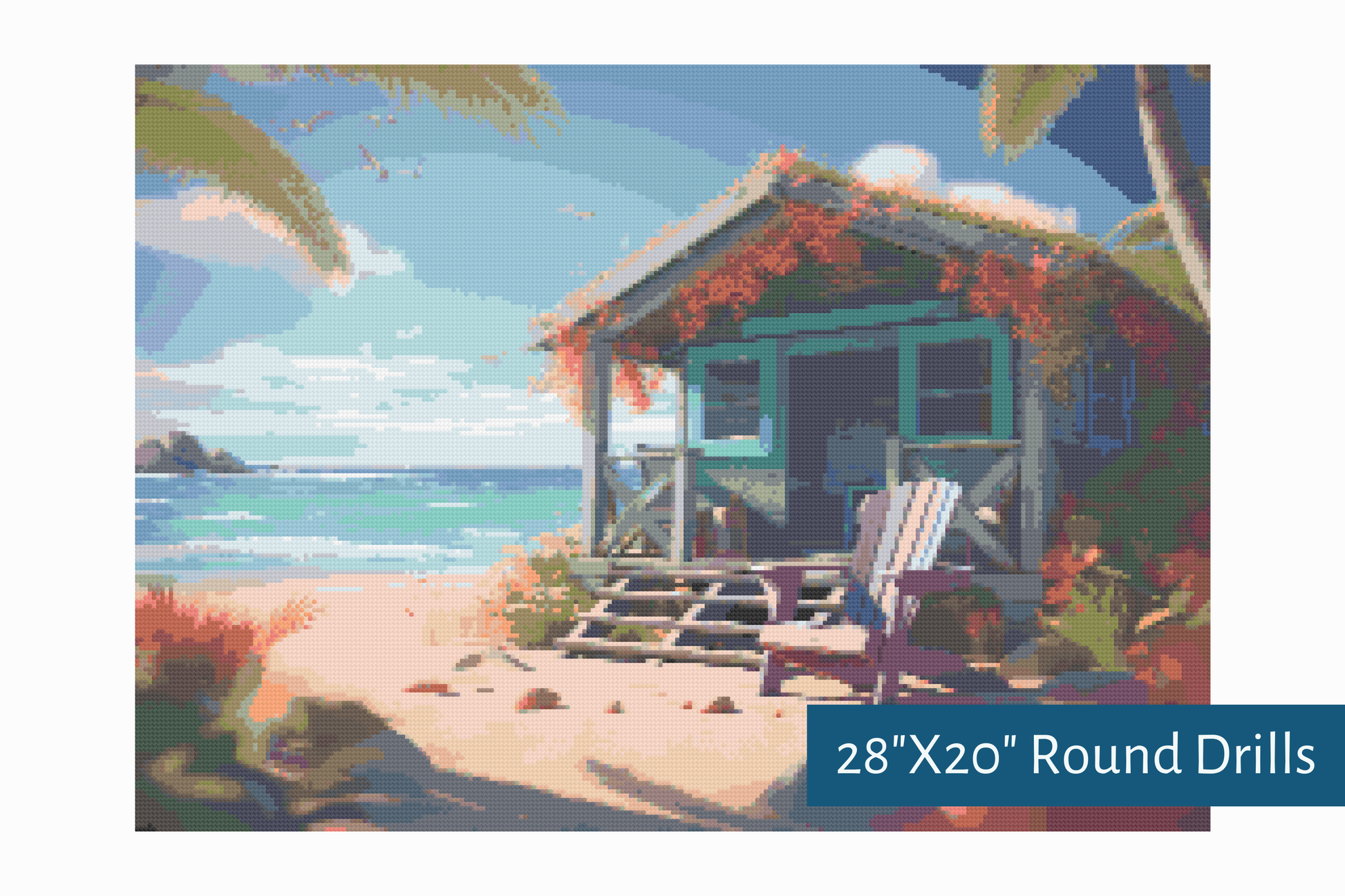 True North Diamond Art Diamond Painting Kits Seaside Escape Diamond Painting Kit - Create Stunning Art, No Skill Required