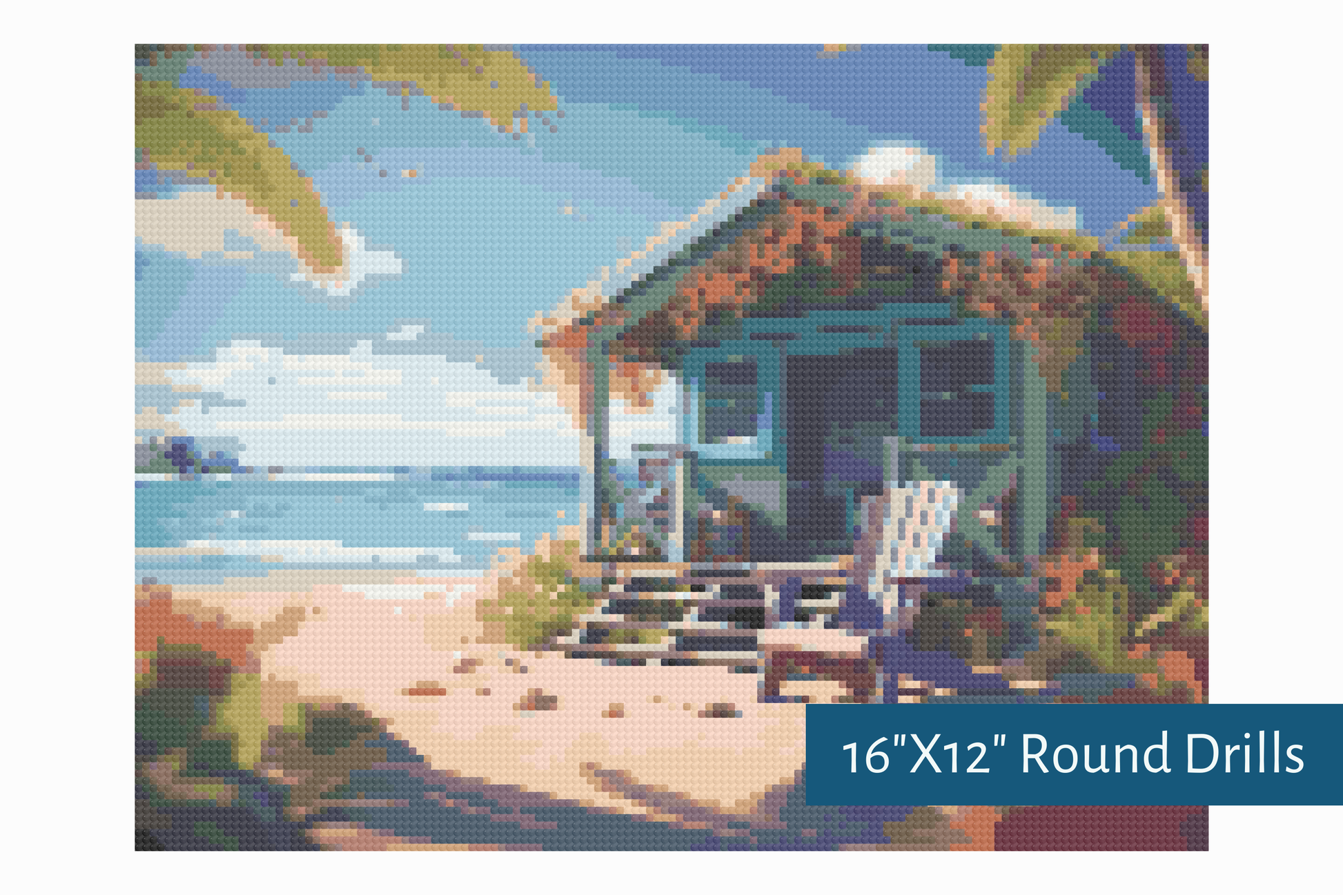 True North Diamond Art Diamond Painting Kits Seaside Escape Diamond Painting Kit - Create Stunning Art, No Skill Required