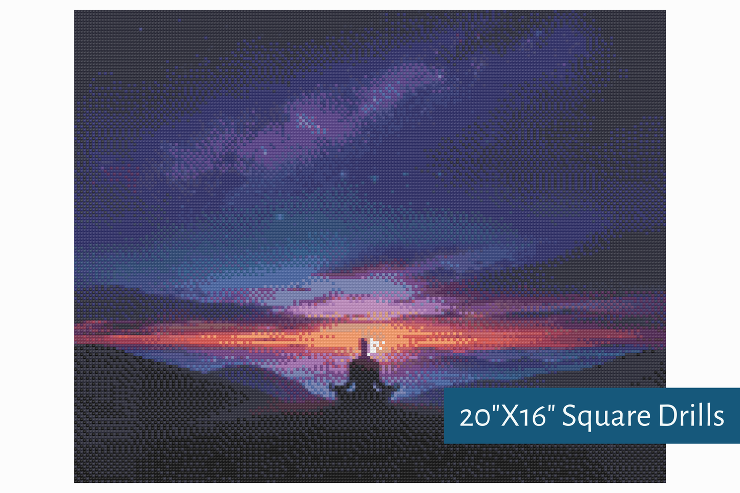 True North Diamond Art Diamond Painting Kits 20"X16" (50.8cmX40.6xm) Serenity Diamond Painting Kit - Create Stunning Art, No Skill Required