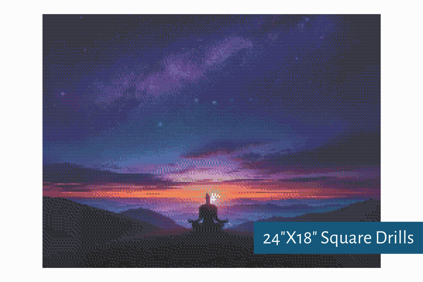 True North Diamond Art Diamond Painting Kits 24"X18" (60.9cmX45.7cm) Serenity Diamond Painting Kit - Create Stunning Art, No Skill Required