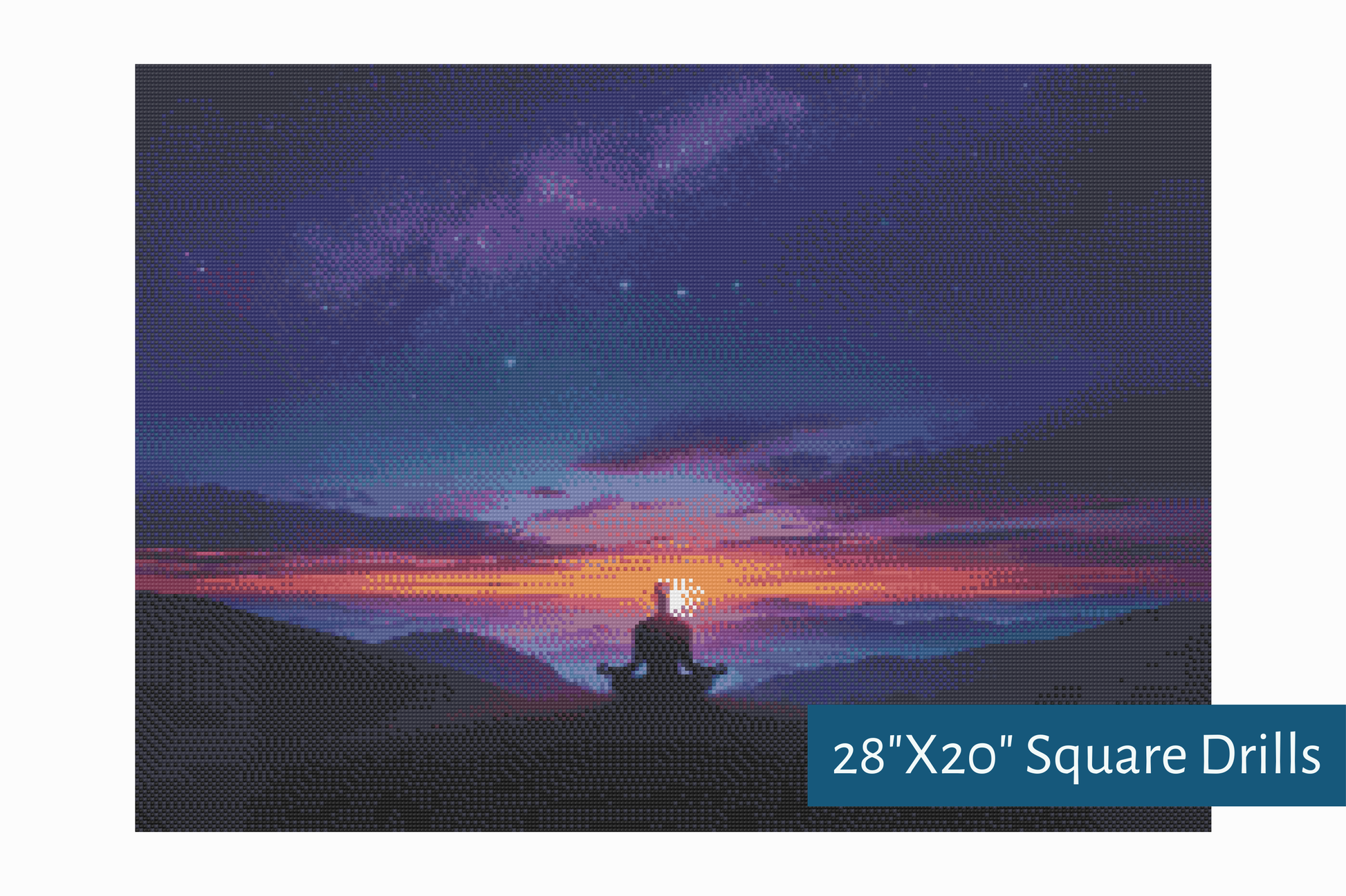 True North Diamond Art Diamond Painting Kits 28"X20" (71.1cmX50.8cm) Serenity Diamond Painting Kit - Create Stunning Art, No Skill Required