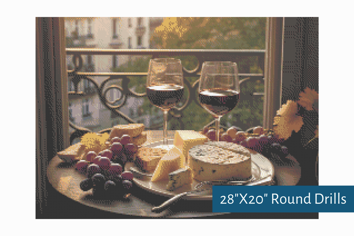 True North Diamond Art Diamond Painting Kits Sip and Savour Diamond Painting Kit - Create Stunning Art, No Skill Required