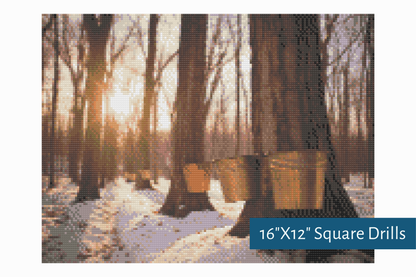 True North Diamond Art Diamond Painting Kits 16"X12" (40.6cmX30.4cm) Sweet Tapping Diamond Painting Kit - Create Stunning Art, No Skill Required