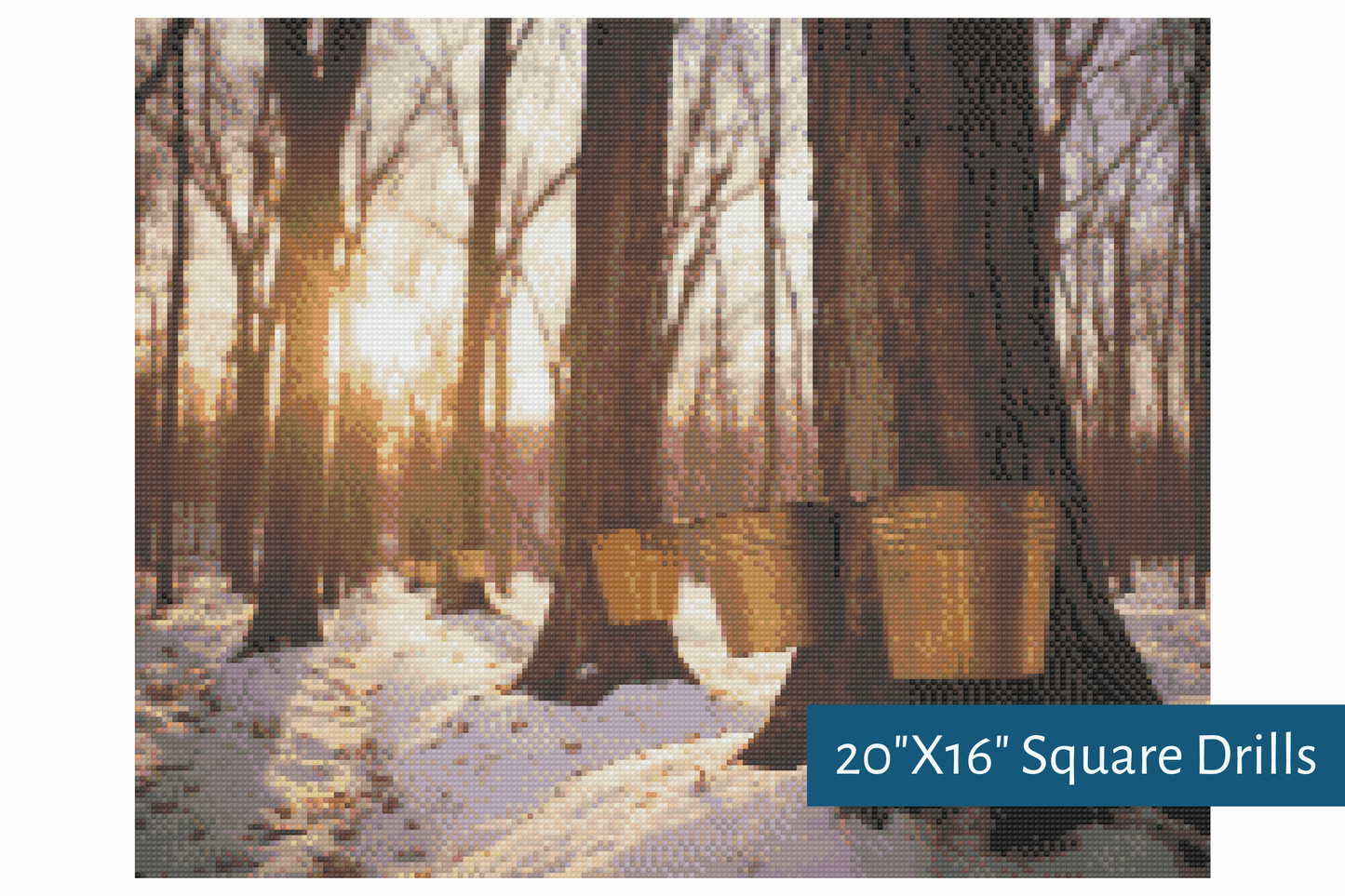 True North Diamond Art Diamond Painting Kits 20"X16" (50.8cmX40.6xm) Sweet Tapping Diamond Painting Kit - Create Stunning Art, No Skill Required