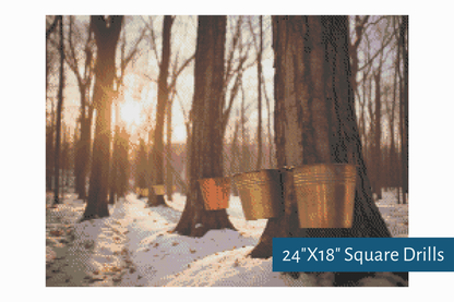 True North Diamond Art Diamond Painting Kits 24"X18" (60.9cmX45.7cm) Sweet Tapping Diamond Painting Kit - Create Stunning Art, No Skill Required