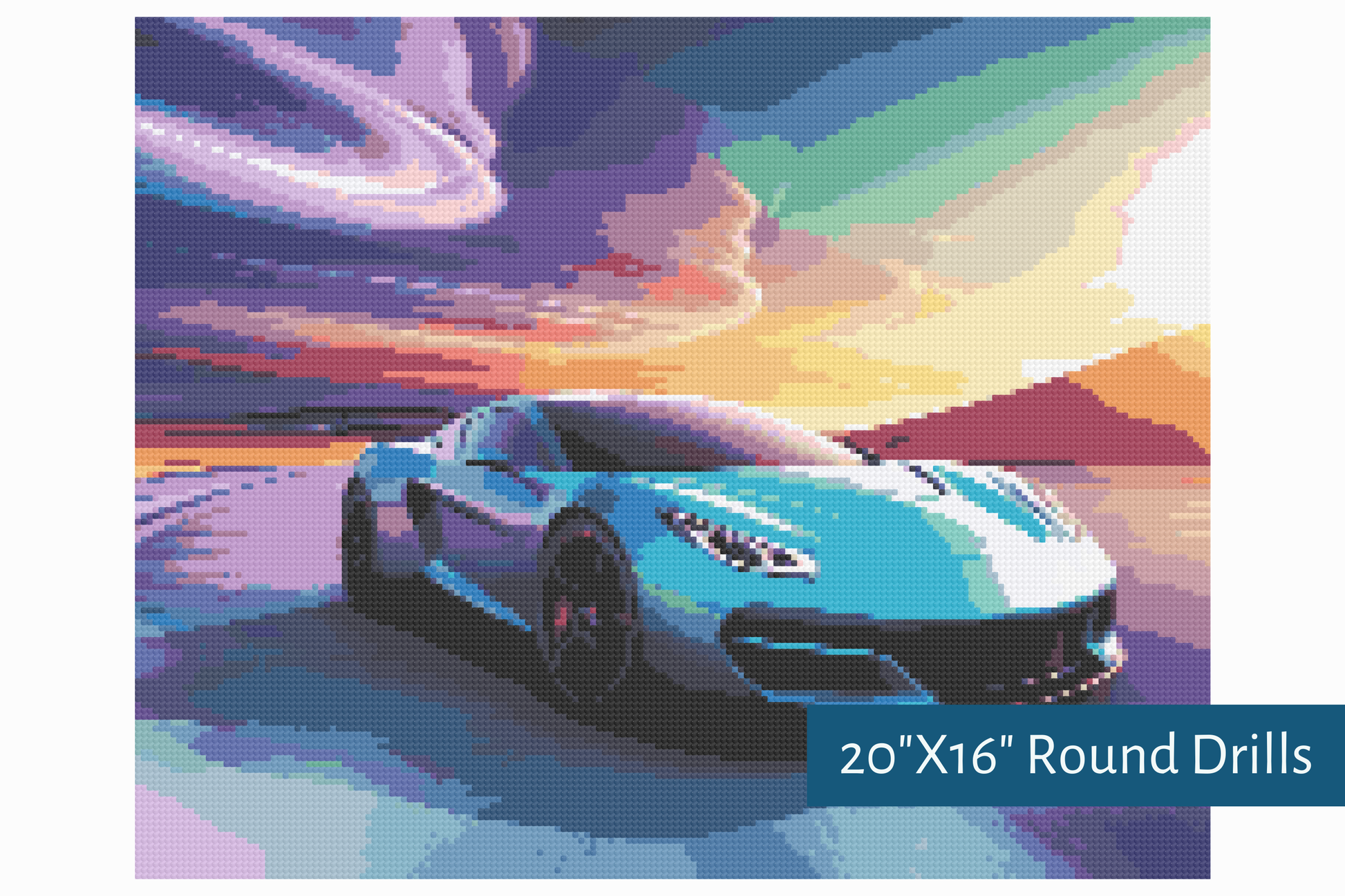 True North Diamond Art Diamond Painting Kits The Art of Horsepower Diamond Painting Kit - Create Stunning Art, No Skill Required