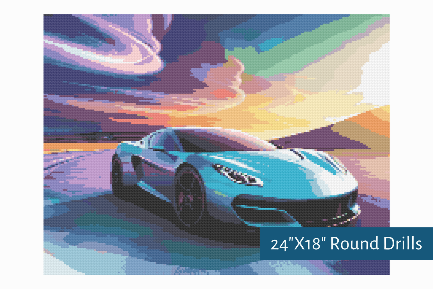 True North Diamond Art Diamond Painting Kits The Art of Horsepower Diamond Painting Kit - Create Stunning Art, No Skill Required