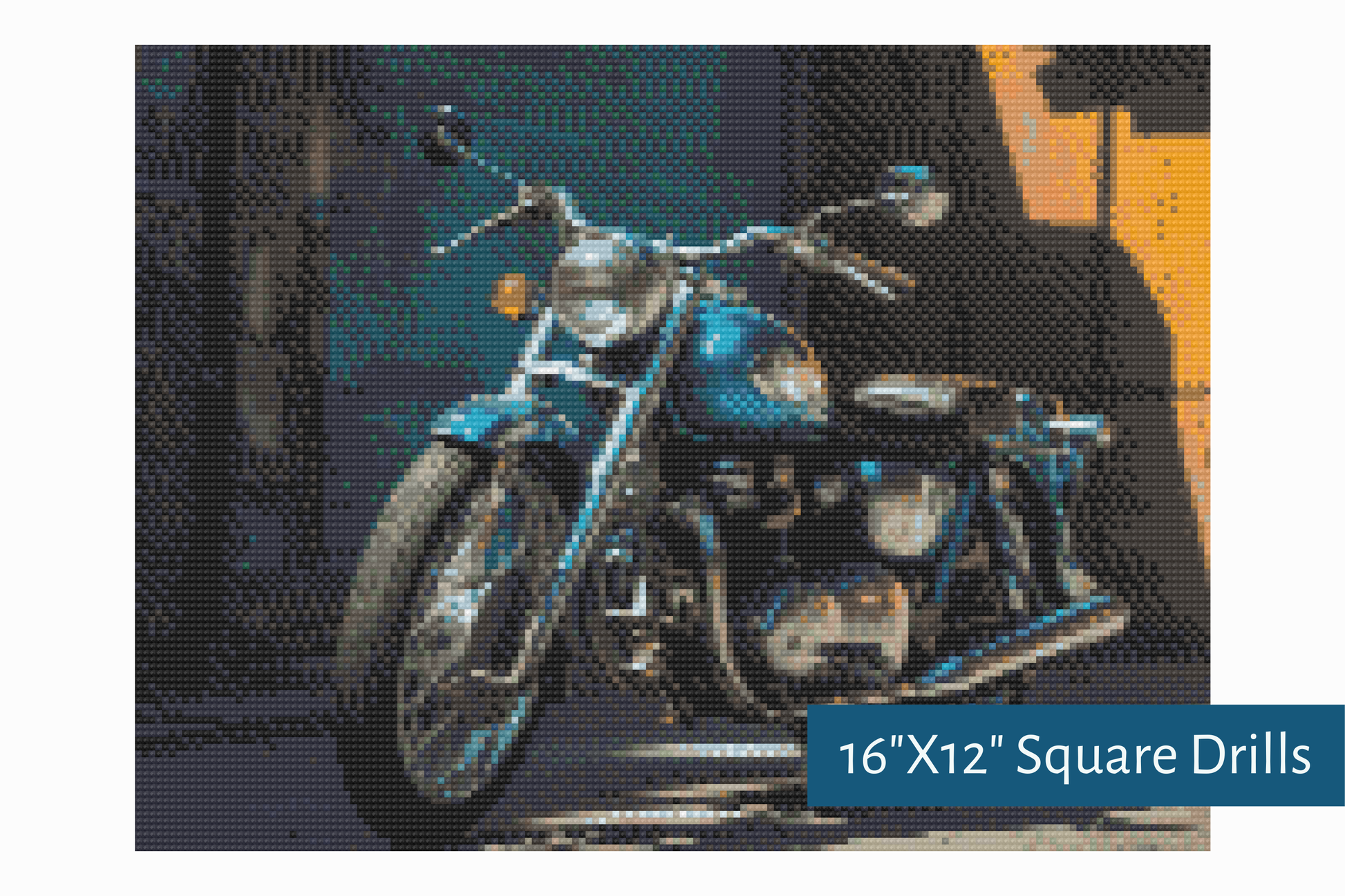 True North Diamond Art Diamond Painting Kits The Cobalt Cruiser Diamond Painting Kit - Create Stunning Art, No Skill Required