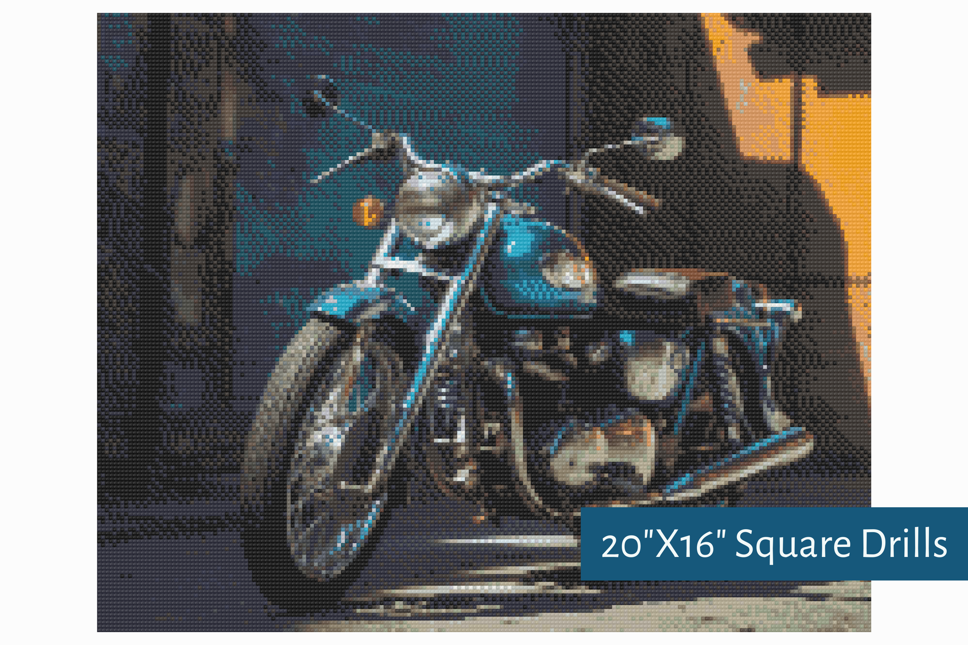 True North Diamond Art Diamond Painting Kits The Cobalt Cruiser Diamond Painting Kit - Create Stunning Art, No Skill Required