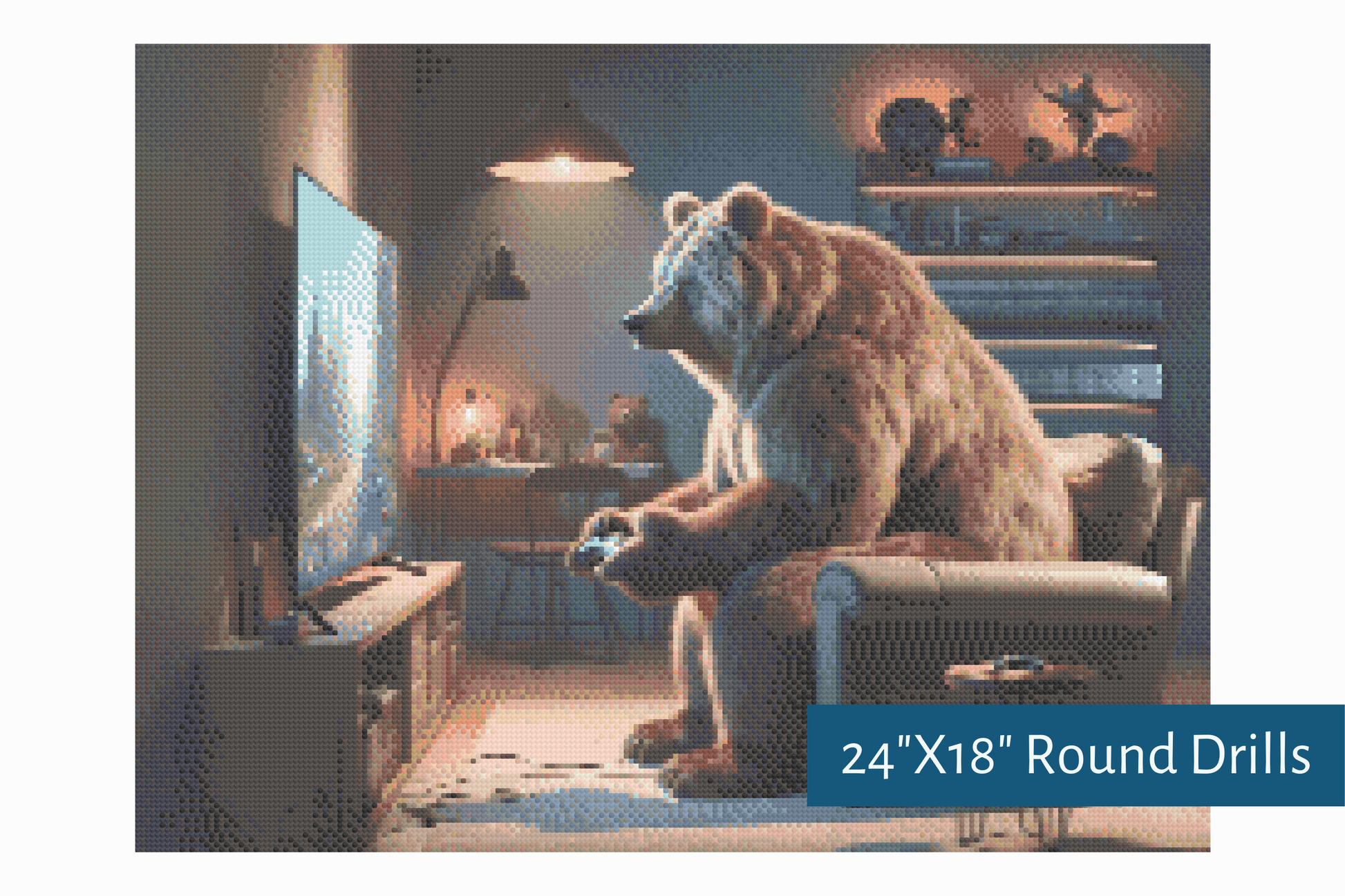 True North Diamond Art Diamond Painting Kits The Grizzly Gamer Diamond Painting Kit - Create Stunning Art, No Skill Required