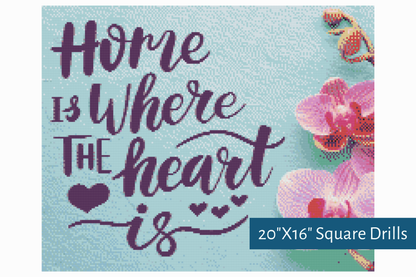 True North Diamond Art Diamond Painting Kits 20"X16" (50.8cmX40.6xm) The Heart's Landing Place Diamond Painting Kit - Create Stunning Art, No Skill Required