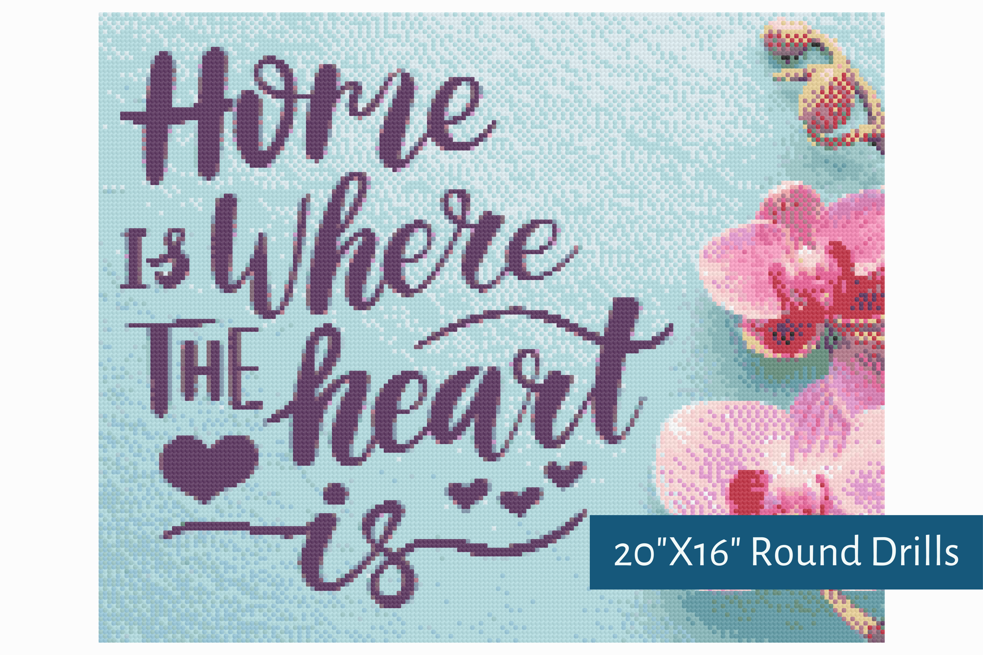 True North Diamond Art Diamond Painting Kits The Heart's Landing Place Diamond Painting Kit - Create Stunning Art, No Skill Required