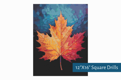 True North Diamond Art Diamond Painting Kits 12"X16" (30.4cmX40.6cm) The Leaf Diamond Painting Kit - Create Stunning Art, No Skill Required