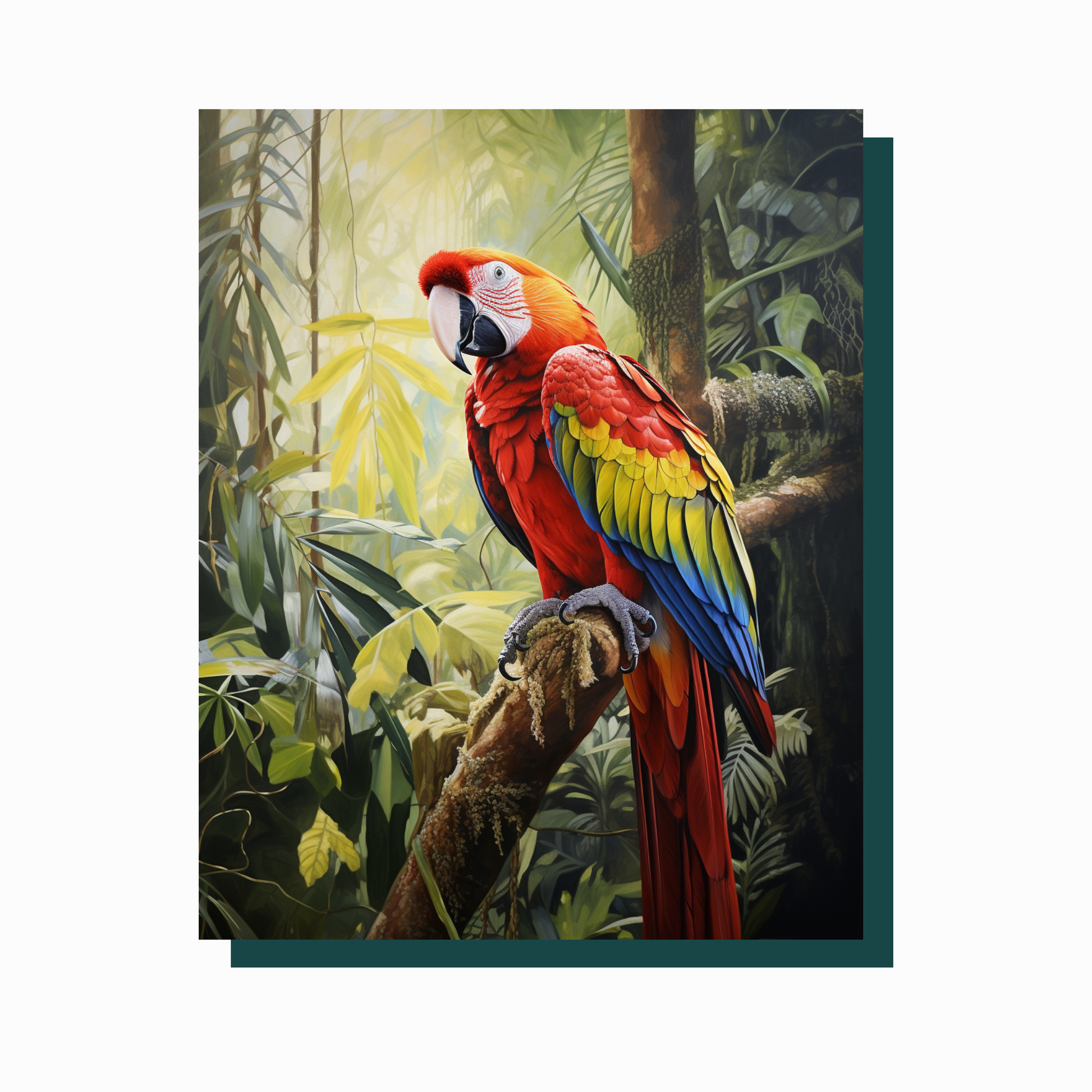 True North Diamond Art Diamond Painting Kits The Majestic Macaw Diamond Painting Kit - Create Stunning Art, No Skill Required