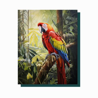 True North Diamond Art Diamond Painting Kits The Majestic Macaw Diamond Painting Kit - Create Stunning Art, No Skill Required