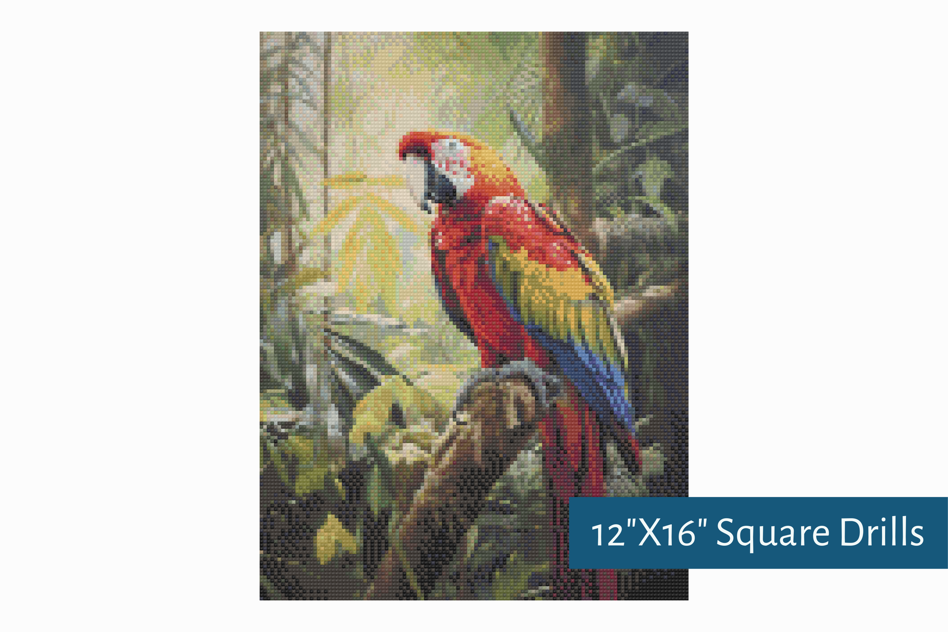 True North Diamond Art Diamond Painting Kits The Majestic Macaw Diamond Painting Kit - Create Stunning Art, No Skill Required